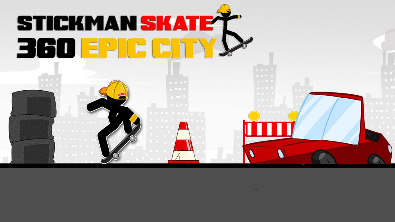 Play Stickman Skate 360 Epic City Games Free Online