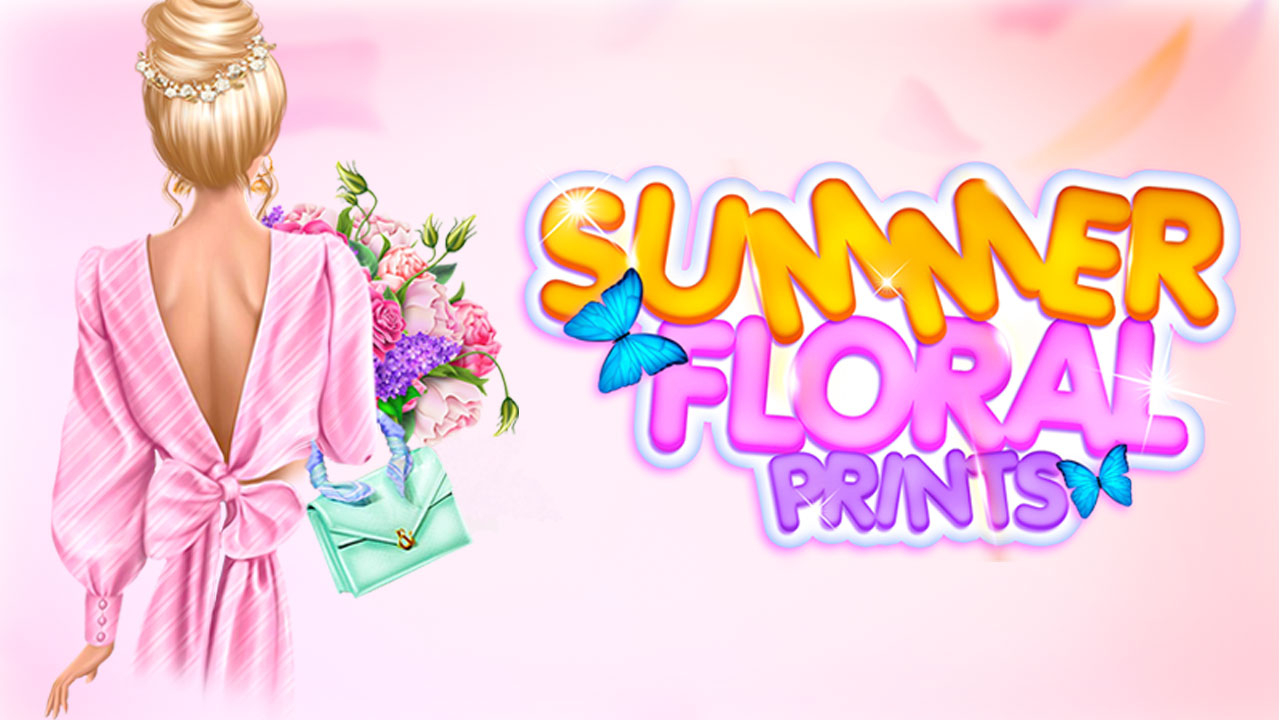 Free Summer Floral Prints Online Laptop Game