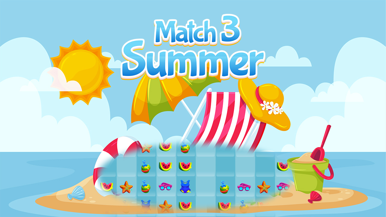Play Summer Match 3 Now For Free Online