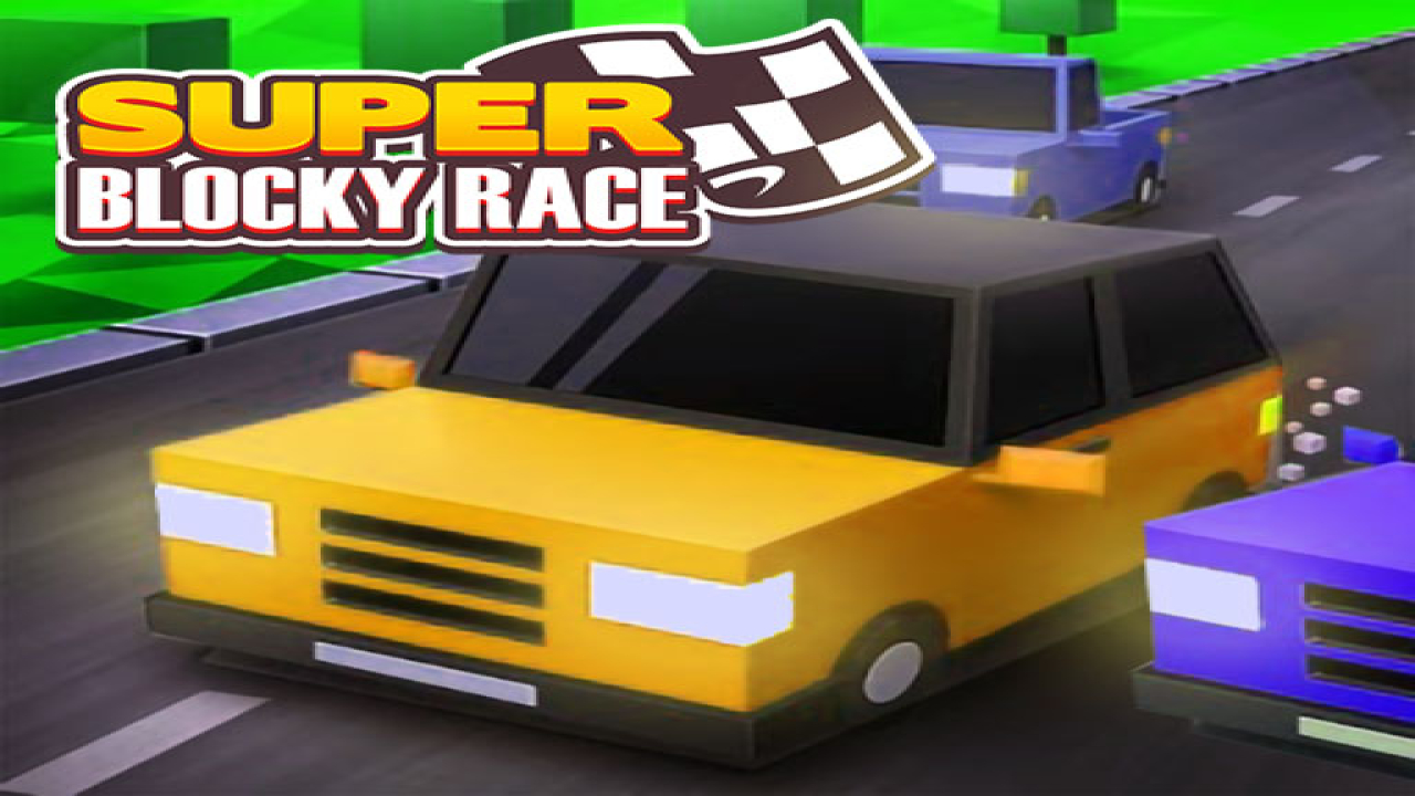 Play Super Blocky Race Android Game Now