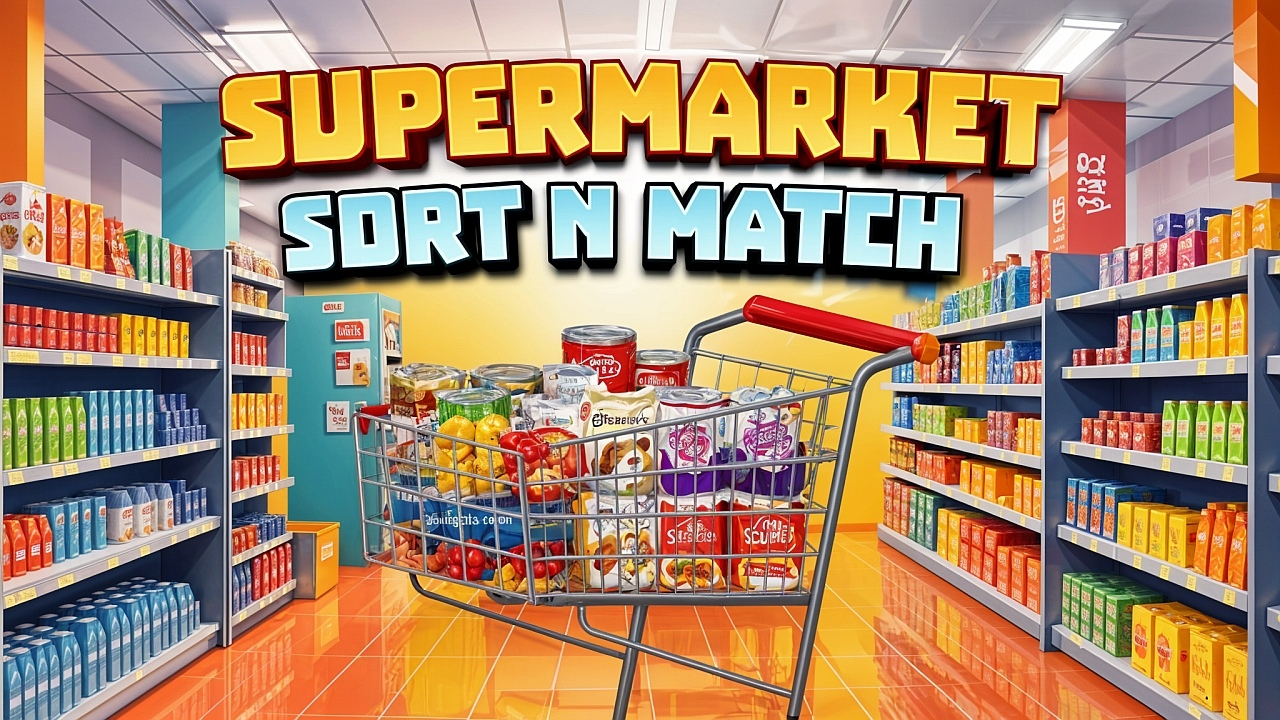 Play Supermarket Sort N Match Game On Phone