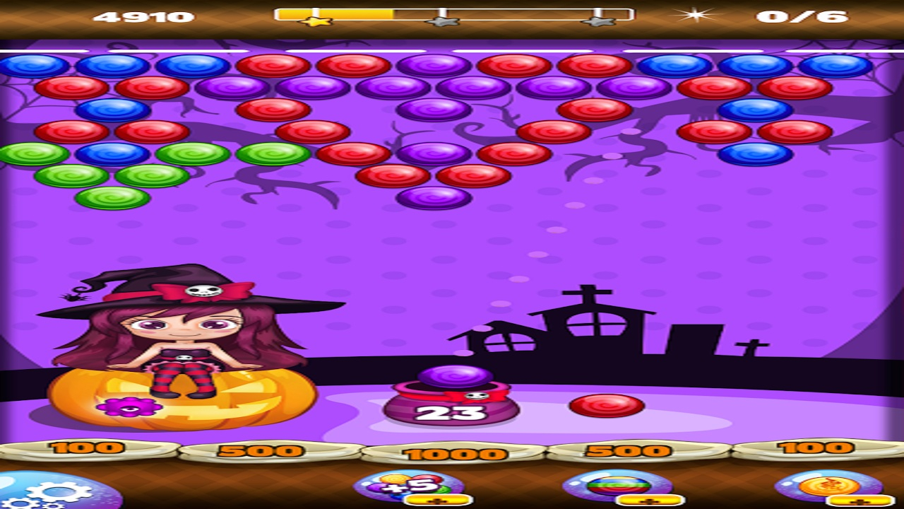 Play Free Sweet Helloween Bubble Shooter Game Game Laptop