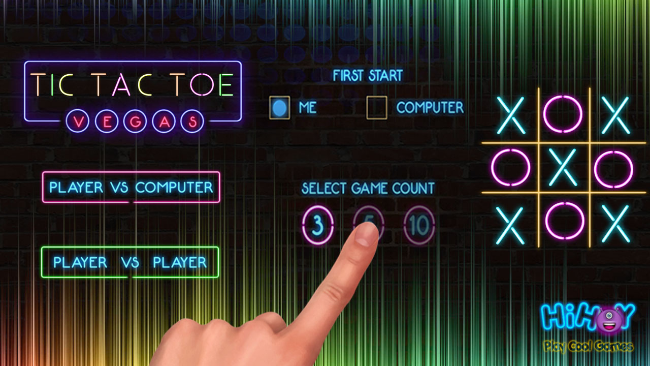 Play Tic Tac Toe Vegas Game Online Free
