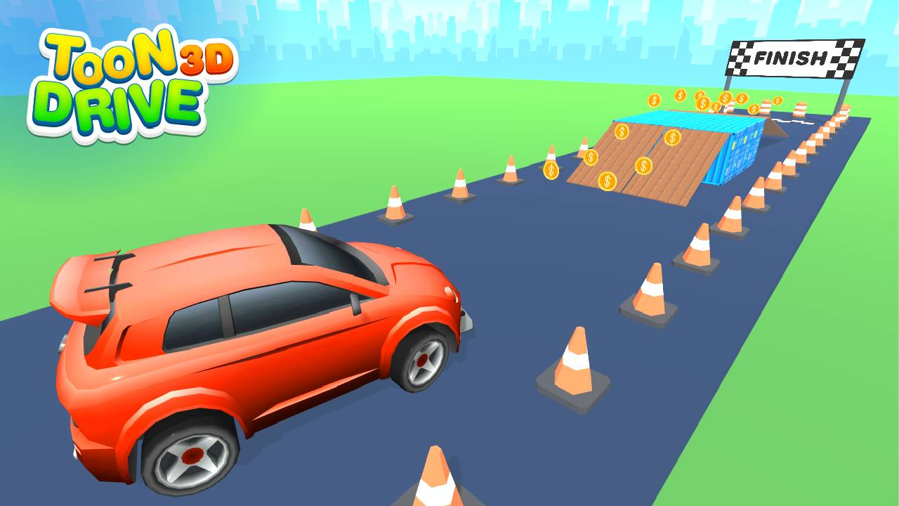Play Toon Drive 3D PC Game Free Online