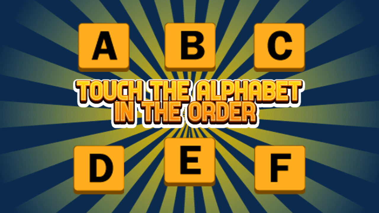 Free Touch The Alphabet In The Oder Online Mobile Game