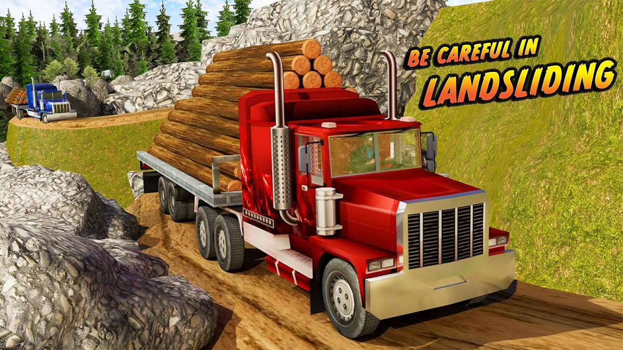Play Free Trailer Cargo Truck Offroad Transporter Online Desktop Game