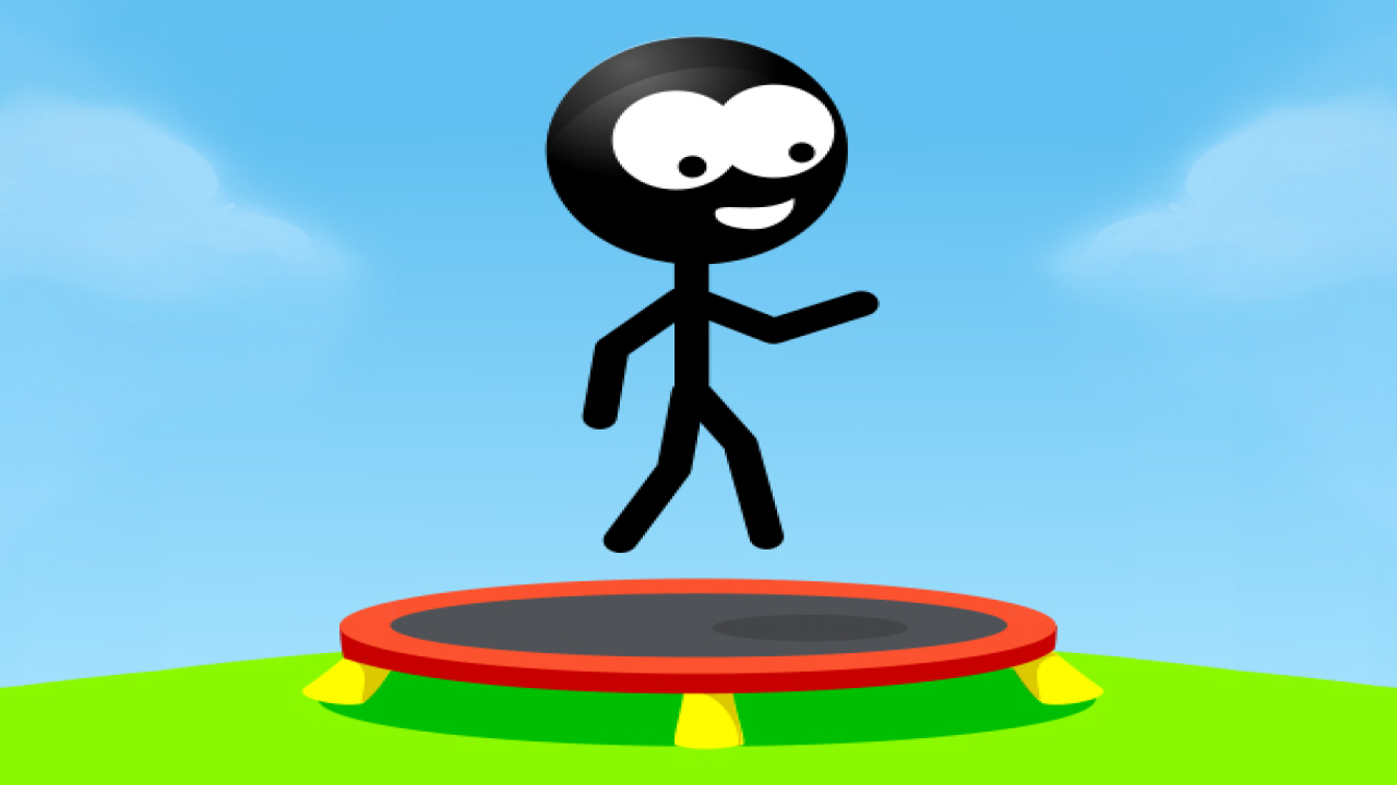 Free Trampoline Stickman Mobile Online Game
