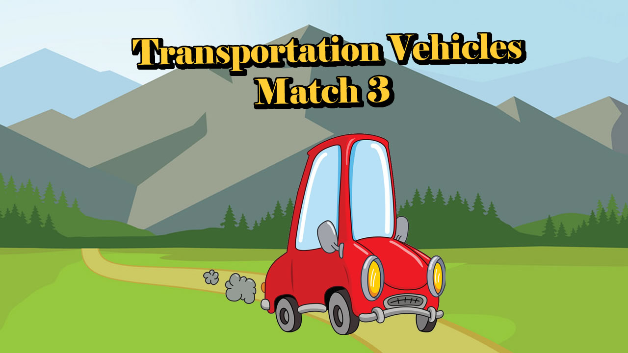 Play Transportation Vehicles Match 3 Online Android Game Now