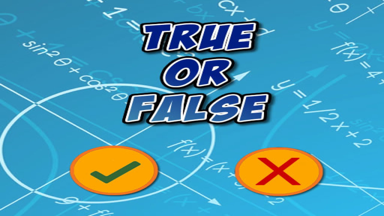 Free True Or False Game Online Play Now