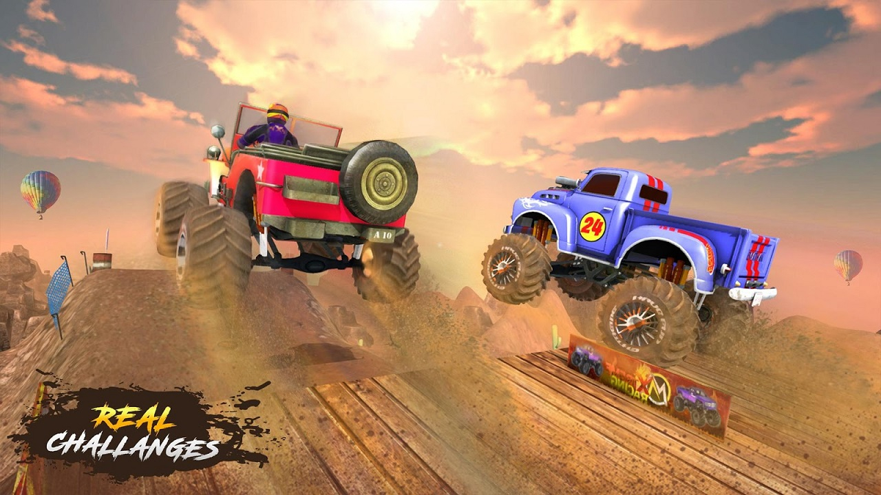 Play Ultimate MMX Heavy Monster Truck : Police Chase Racing Game Now Online
