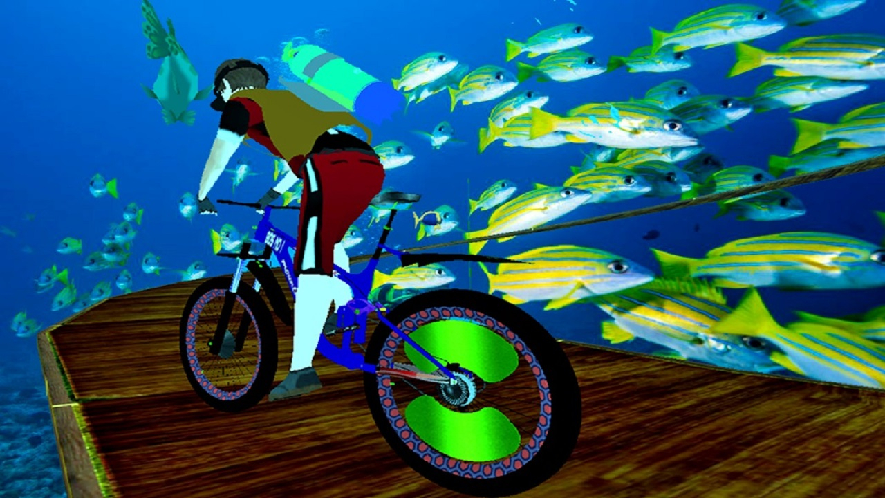 Free under water cycle impossible track Game Online No Download
