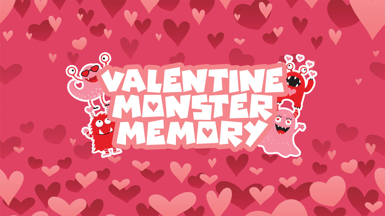 Free Valentine Monster Memory Game Online Now
