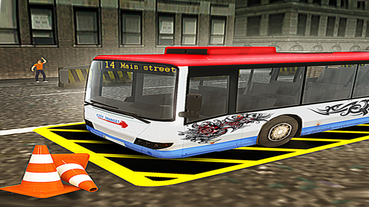 Play Vegas City Highway Bus Parking Simulator Game Free Online
