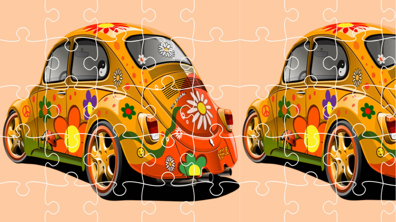 Play Free VW Beetle Jigsaw Online Games Now