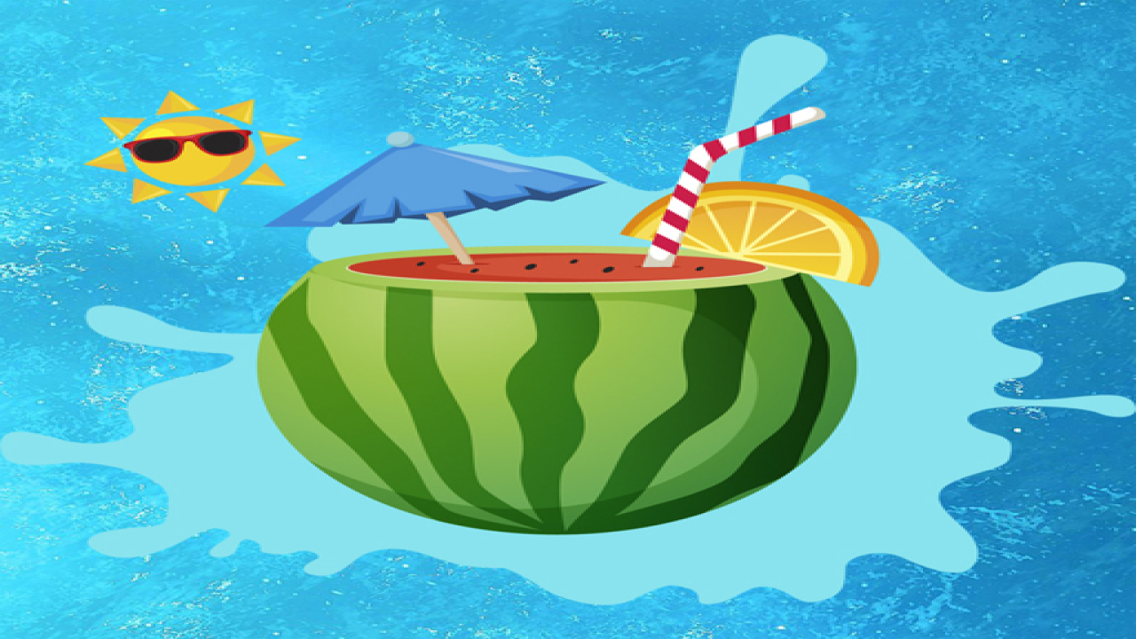 Free Watermelon and Drinks Puzzle Online Game For Phone