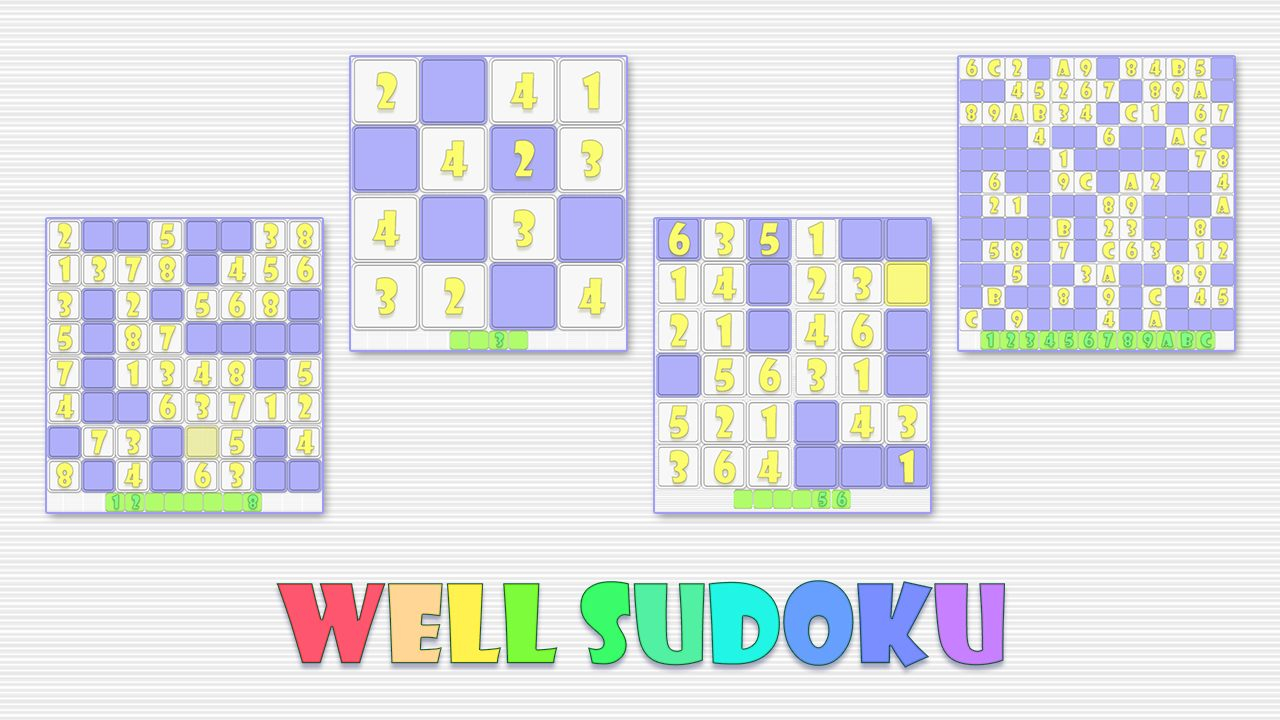 Free Well Sudoku Games Play Online
