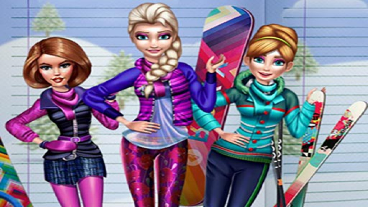 Play Winter Ski Trip Browser Game Free Online