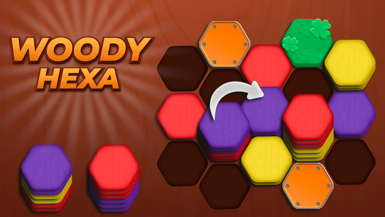Play Woody Hexa Now For Free Online