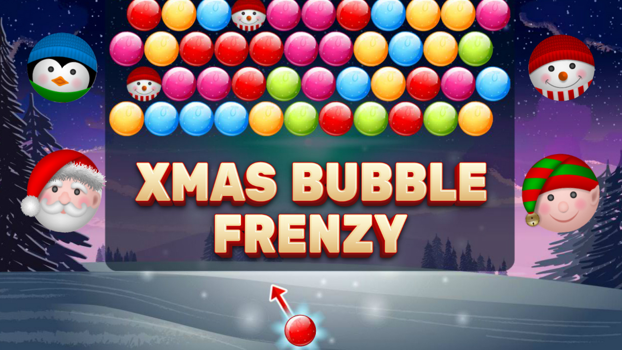 Play Xmas Bubble Frenzy Free Online No Download
