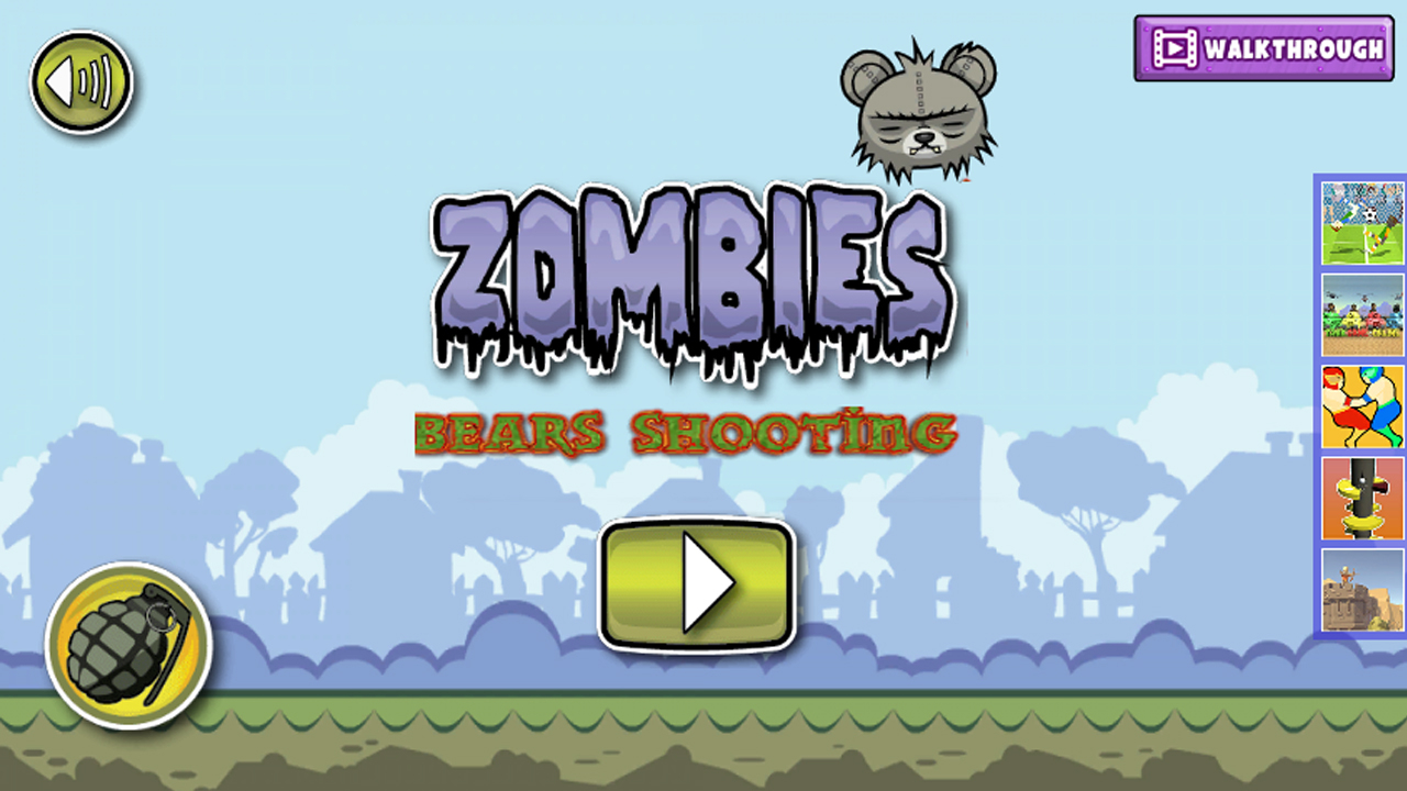 Play Free Zombies Bears Shooting Game Now PC