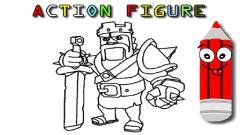 Play Action Figure Coloring Free Mobile Game Now
