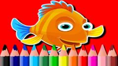Play Free BTS Fish Coloring Book Games Online