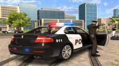 Free Cartoon Police Car Slide Game Online