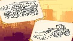 Play Construction Trucks Coloring Game Without Download