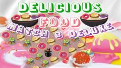 Play Delicious Food Match 3 Deluxe PC Game No Login Free