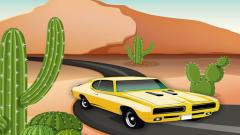 Play Desert Car Race Mobile Phone Game