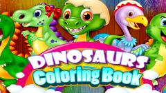 Play Dinosaurs Coloring Book iOS Game Online Free Now