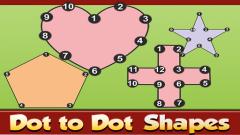 Play Free Dot to Dot Shapes Kids Education Game On Mobile