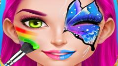 Play Face Paint Party! Girls Salon Free Now Online