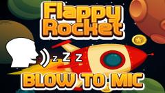 Free Flappy Rocket Playing with Blowing to Mic Android Game Now Online
