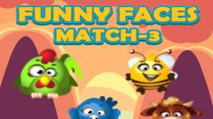 Play Funny Faces Match3 Free Mobile Game Instantly