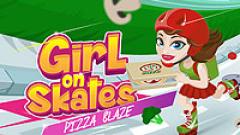 Play Girl on Skates Pizza Mania Game For Free Online