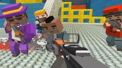 Play GunGame shooting warfare blocky gangster Online Game Free