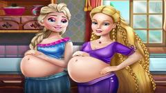 Play Happy Princesses Pregnant Bffs Free Game Now