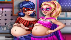 Free Hero Dolls Pregnant BFFs Game Online Now