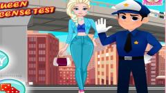 Play Ice Queen Driver License Test Desktop Game Free Online