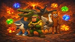 Italian Brainrot Drag Merge Puzzle - Play Now