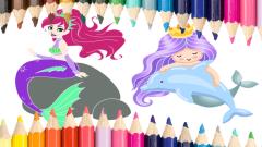Play Mermaid Coloring Book iOS Game Online Free