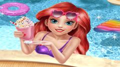 Free Mermaid Princess Pool Time Game Now