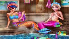 Play Mermaids Bffs Realife Sauna Game On iOS Free