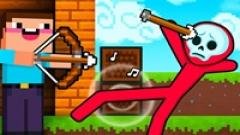 Noob archer vs Stickman Zombie: zombie shooter - Play Now