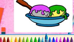 Play Online Ice Cream Coloring Free Game Online PC