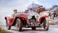 Play Painting Vintage Cars Jigsaw Puzzle 2 Free Online