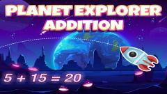 Play Planet Explorer Addition Game Free Now Online