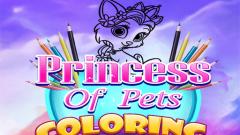 Free Games Princess Of Pets Coloring Online Play