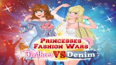 Play Princesses Fashion Wars Feathers VS Deni Online Free Game iOS Now